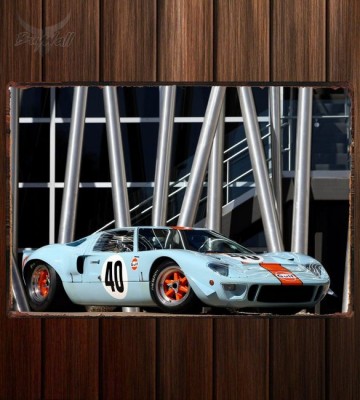 Металлическая табличка Ford GT40